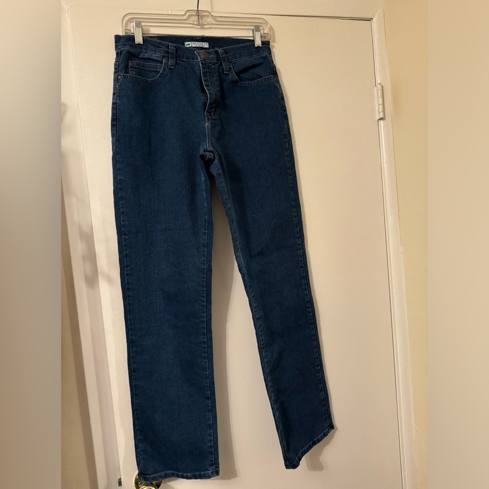 Lee vintage straight leg relaxed‎ fit jeans size 6